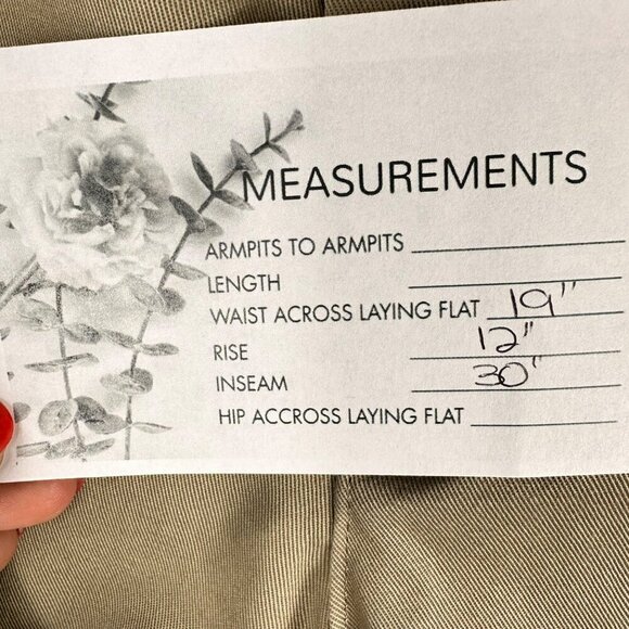 Haggar Dress Pants Mens 38x30 Khaki H26 Performance Flat Front Chino No Iron - Picture 10 of 11